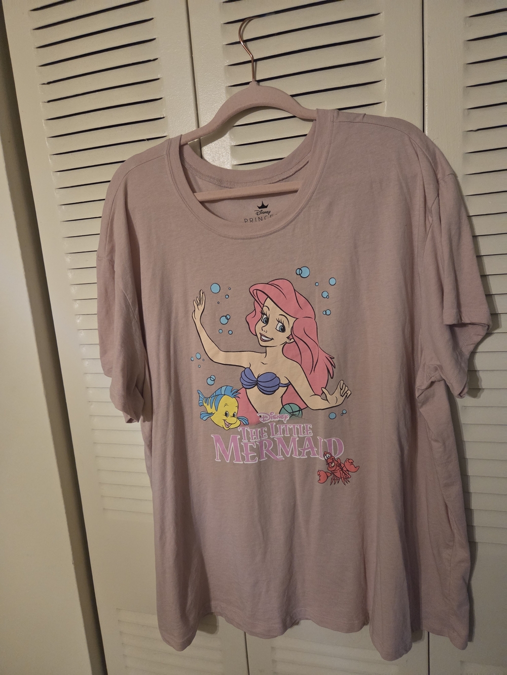 torrid Light Mauve Pink Disney The Little Mermaid Graphic Tee